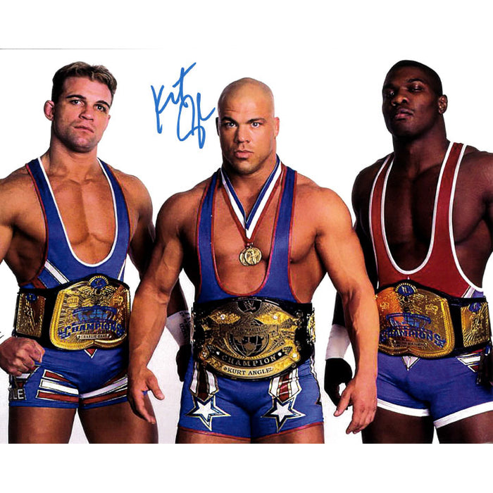 Kurt Angle Team Angle 8 x 10 Promo - AUTOGRAPHED