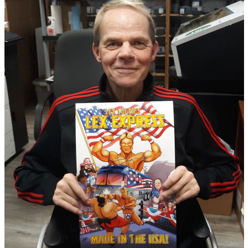 Lex Luger Lex Express Hodson 11 x 17 Poster - AUTOGRAPHED