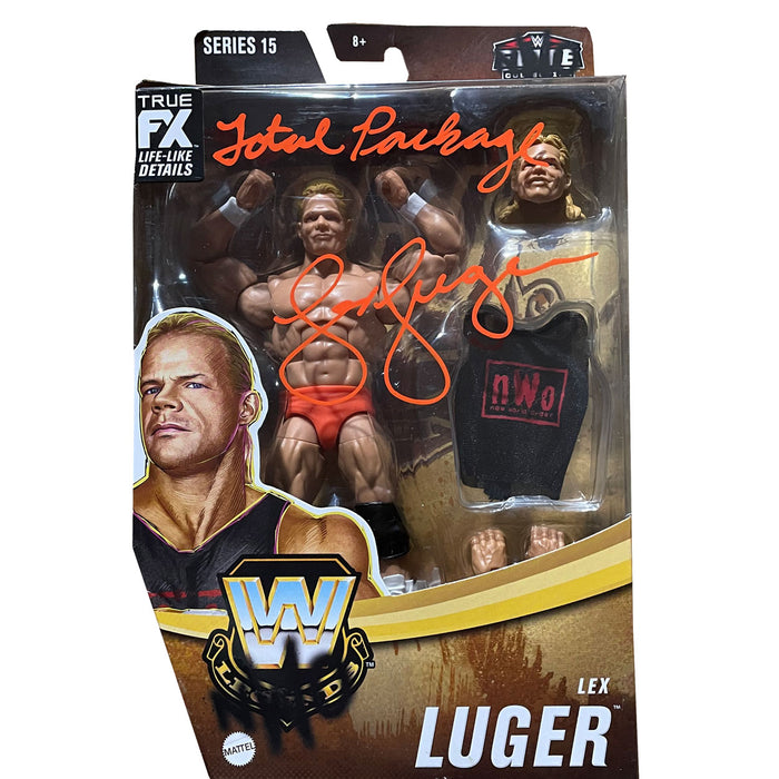 Lex Luger Series 15 WWE Elite figure - Autographed
