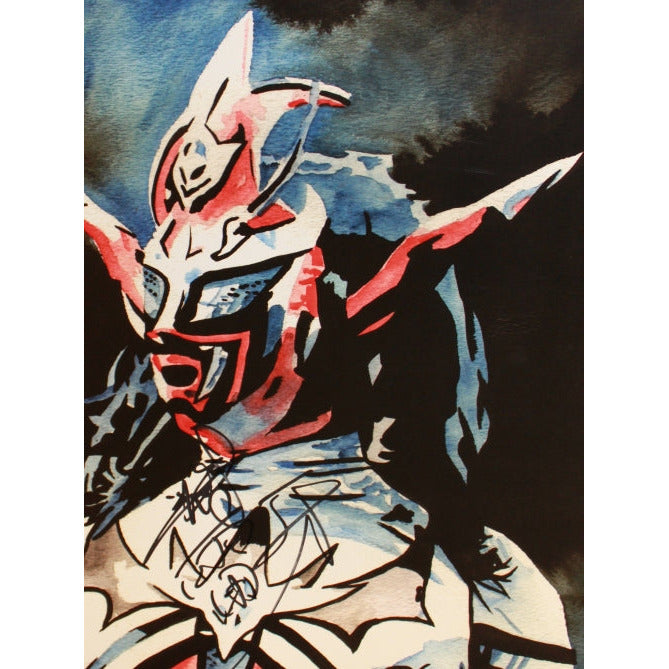 Jushin Thunder Liger 18x24 AUTOGRAPHED Print