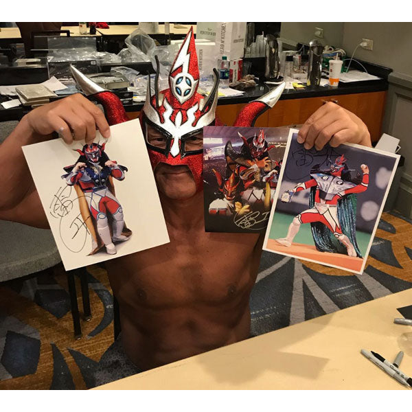 Jushin Liger Promo - AUTOGRAPHED