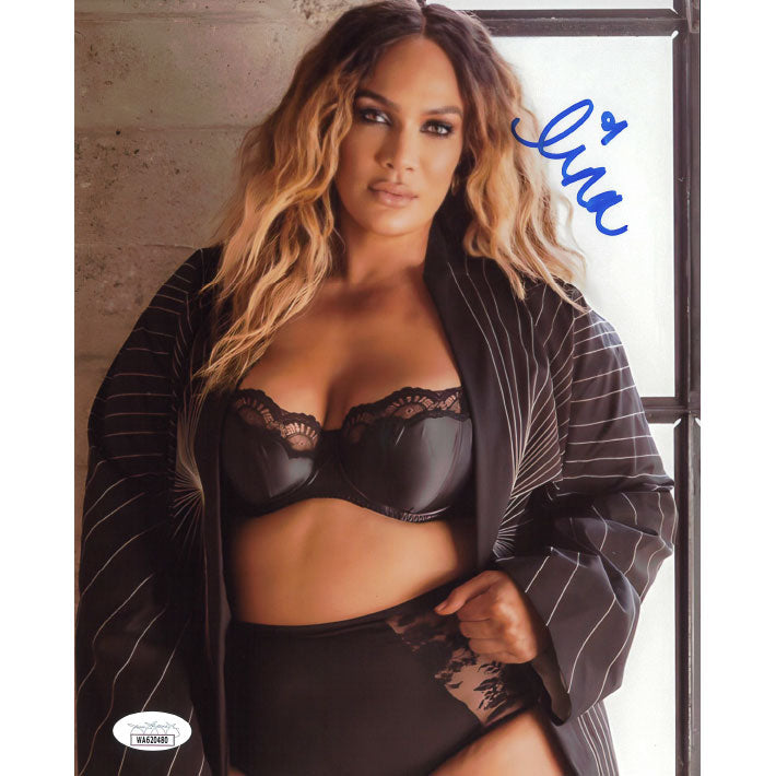 Lina Fanene Lace Front 8 x 10 Promo - JSA AUTOGRAPHED