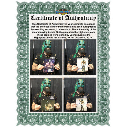 Luchasaurus Promo - AUTOGRAPHED