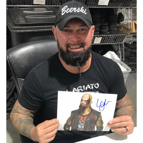 Luke Gallows Promo - AUTOGRAPHED