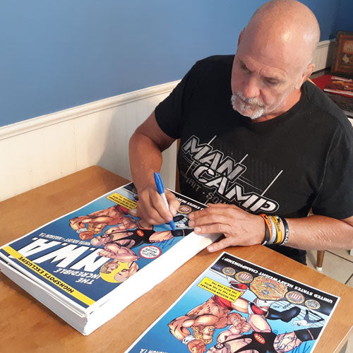 Magnum TA vs Nikita Koloff Hodson 11 x 17 Poster - DUAL AUTOGRAPHED