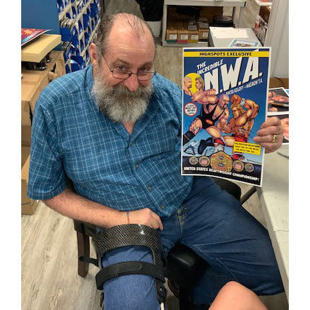 Magnum TA vs Nikita Koloff Hodson 11 x 17 Poster - DUAL AUTOGRAPHED