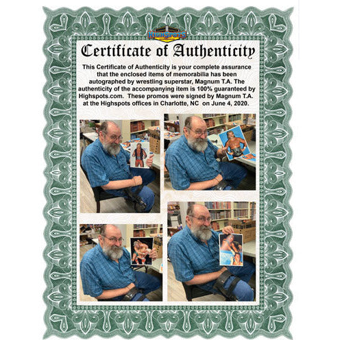 Magnum TA Promo - AUTOGRAPHED