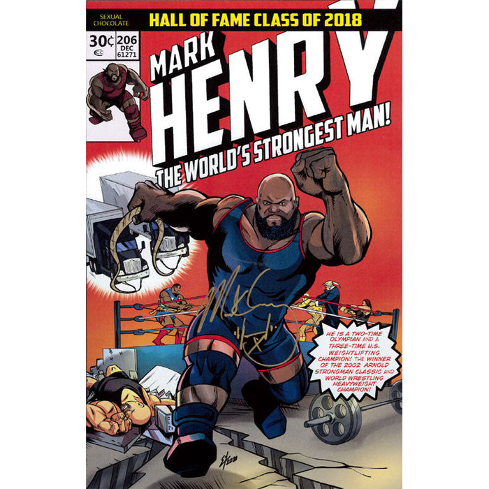 Mark Henry 11x17 Comic Print - AUTOGRAPHED