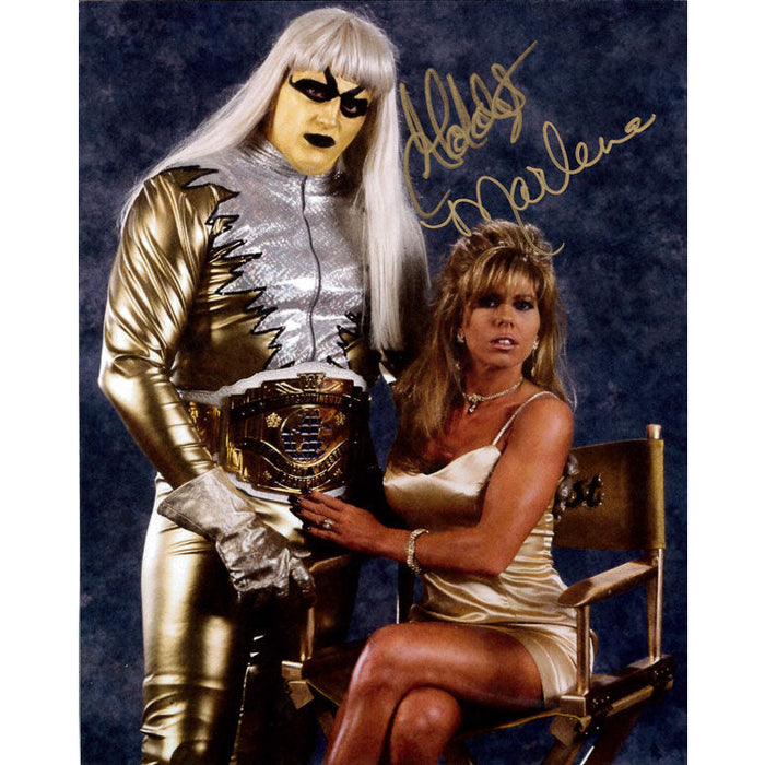 Goldust and Marlena Promo - DUAL AUTOGRAPHED