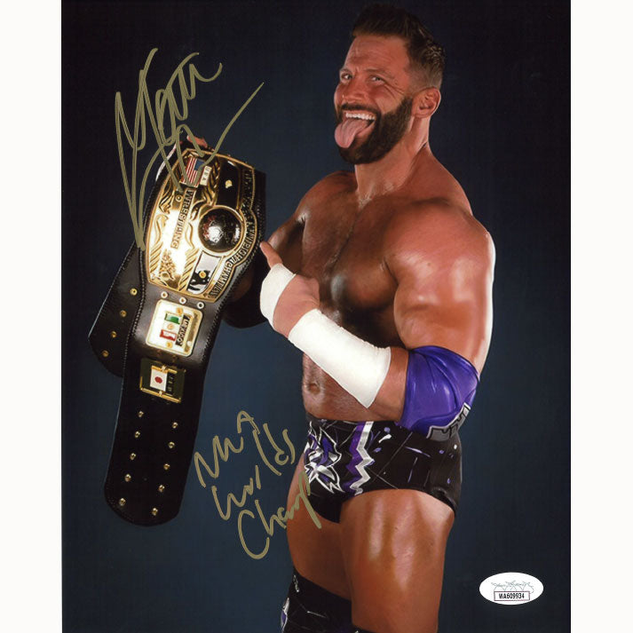 Matt Cardona NWA Title 8 x 10 Promo - JSA AUTOGRAPHED