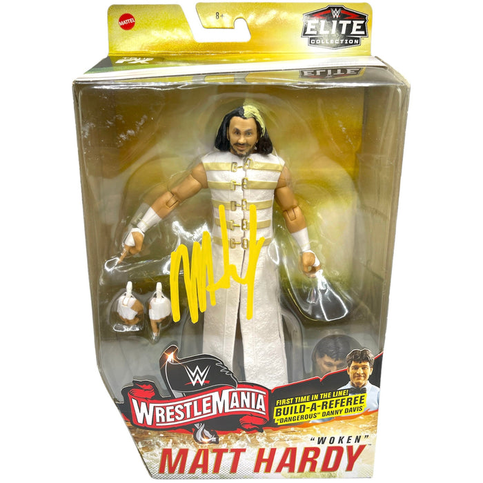 Matt Hardy WWE Elite Build-A-Referee Figure - Autographed