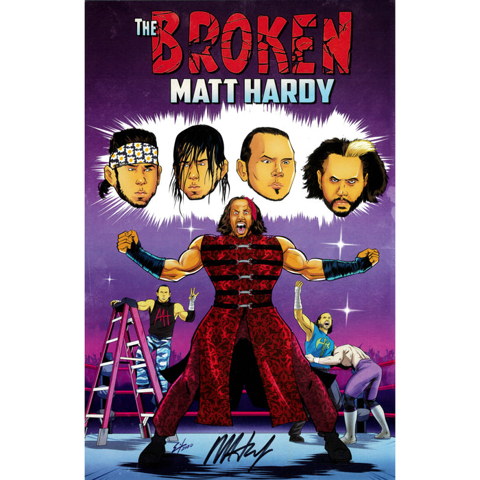 Matt Hardy Broken 11x17 Hodson - Autographed