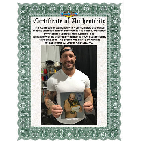 Mike Kanellis Promo - AUTOGRAPHED