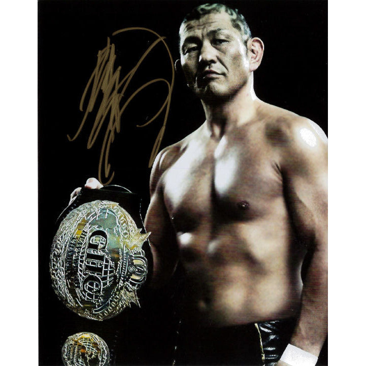 Minoru Suzuki Promo - AUTOGRAPHED