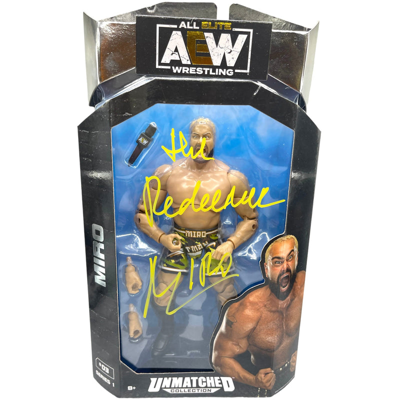 MIRO AEW Figure-Autographed