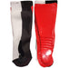 Red Patent on Black and White MMA Style Kickpads