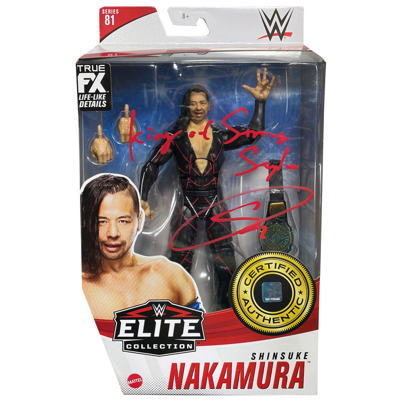 Shinsuke Nakamura Series 81 WWE Elite Figure - Autographed