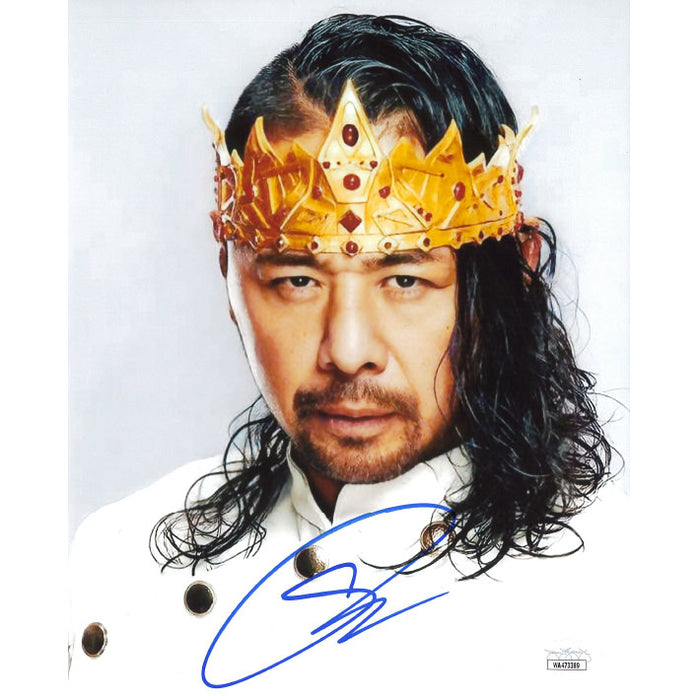 Shinsuke Nakamura Head & Crown 8 x 10 Promo - JSA AUTOGRAPHED