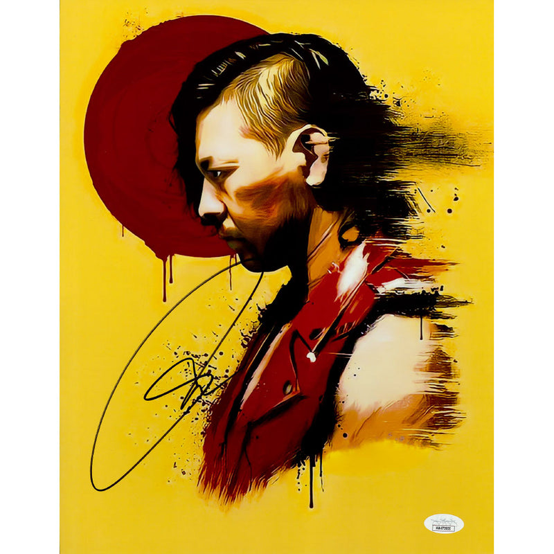 Shinsuke Nakamura Rising Sun 11 x 14 Poster - JSA AUTOGRAPHED