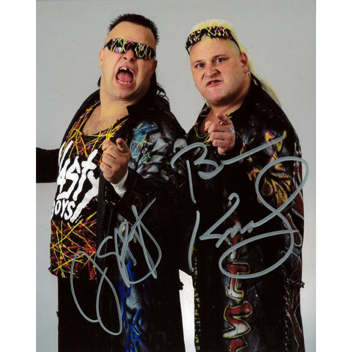 Nasty Boys Double Point 8 x 10 Promo - DUAL AUTOGRAPHED