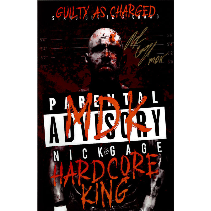 Nick Gage 11x17 Poster - AUTOGRAPHED
