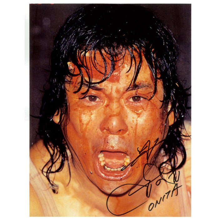 Atsushi Onita autographed  Promo Picture