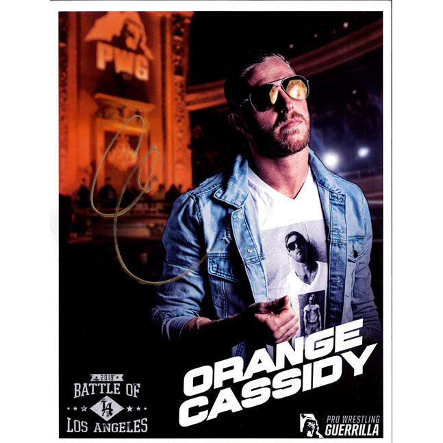 Orange Cassidy PWG BOLA 2019 Promo - AUTOGRAPHED