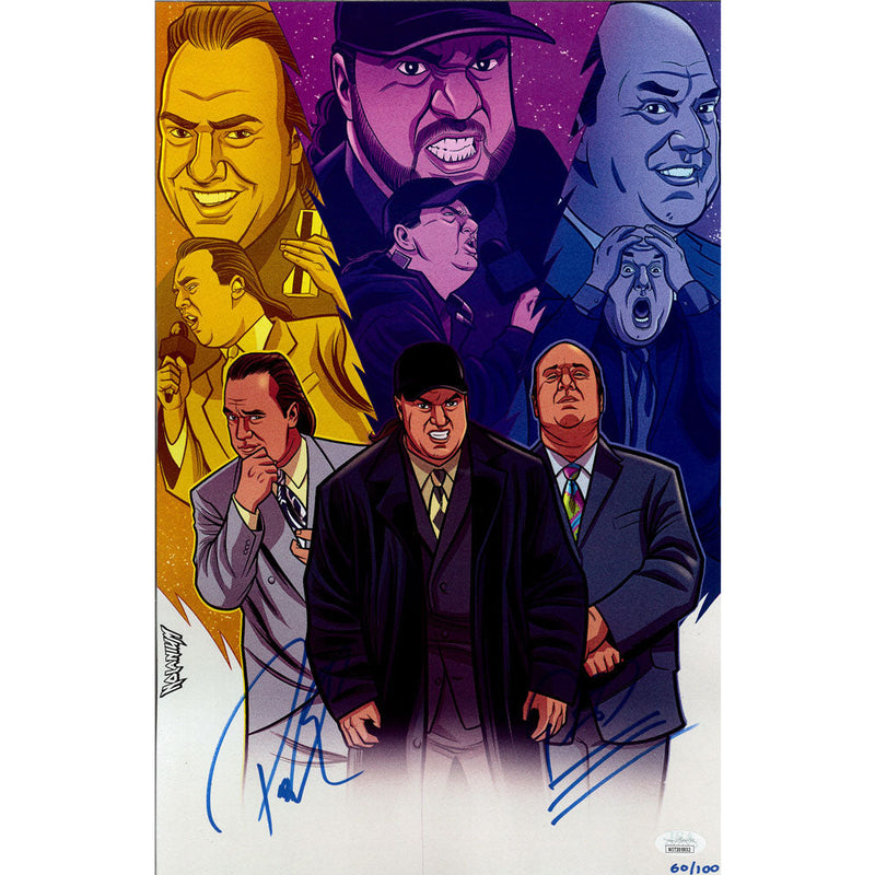 Paul Heyman 11x17 Poster - DUAL AUTOGRAPHED