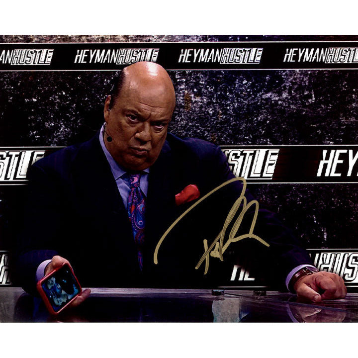 Paul Heyman Promo - AUTOGRAPHED