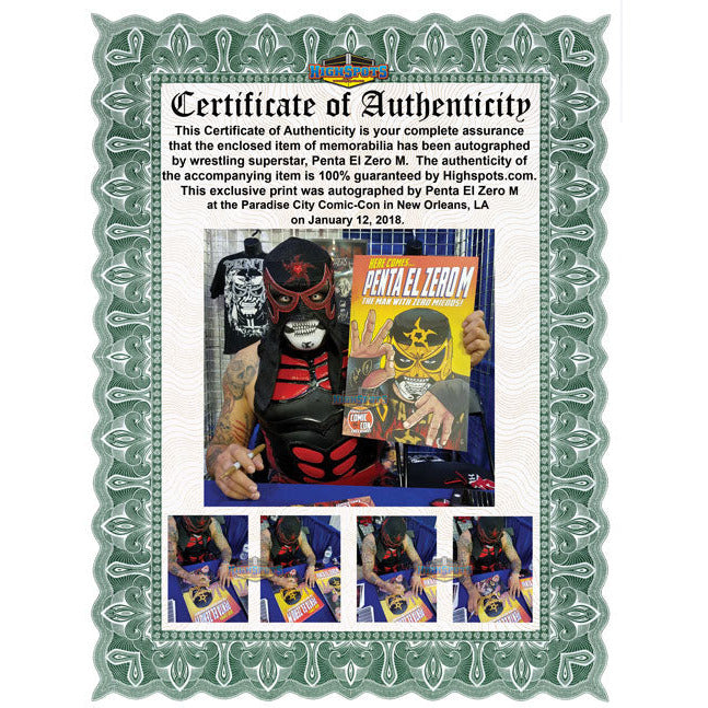 Penta El Zero M 11 x 17 Exclusive Poster - AUTOGRAPHED
