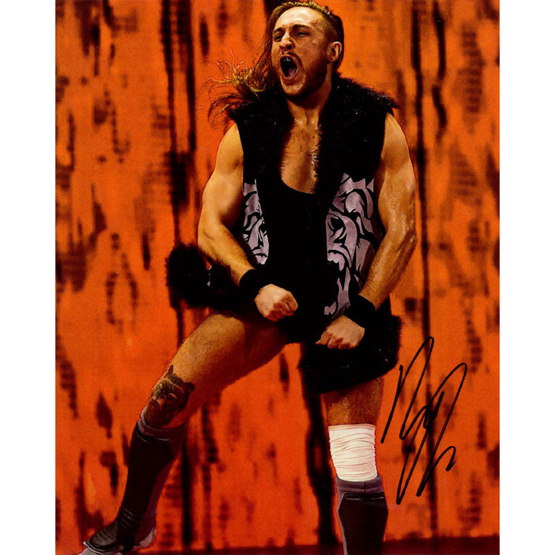 Pete Dunne Taped Knee Mouth Open 8 x 10 Promo - AUTOGRAPHED