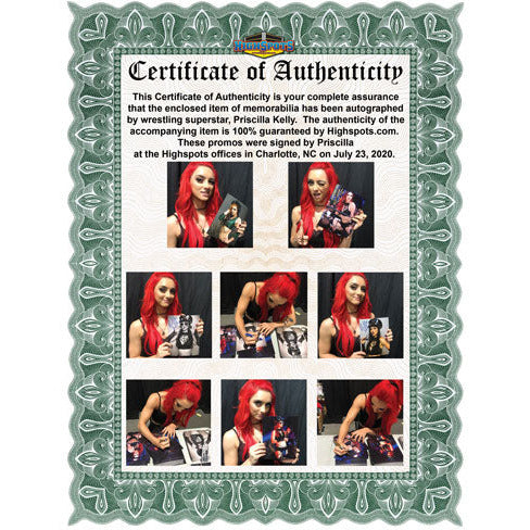 Priscilla Kelly Promo - AUTOGRAPHED