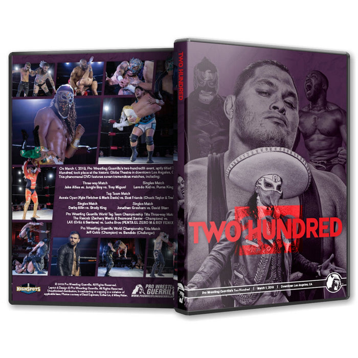 Pro Wrestling Guerrilla - 200 DVD