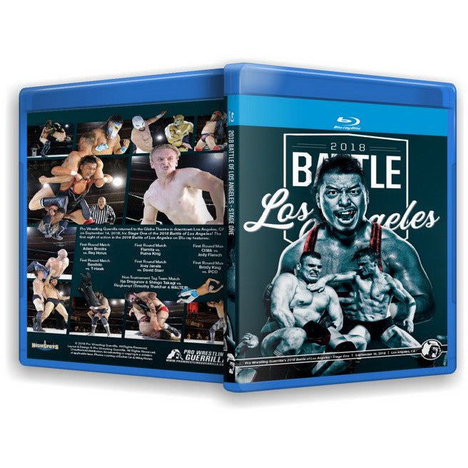 Pro Wrestling Guerrilla - Battle of Los Angeles 2018 Stage 1 Blu-Ray