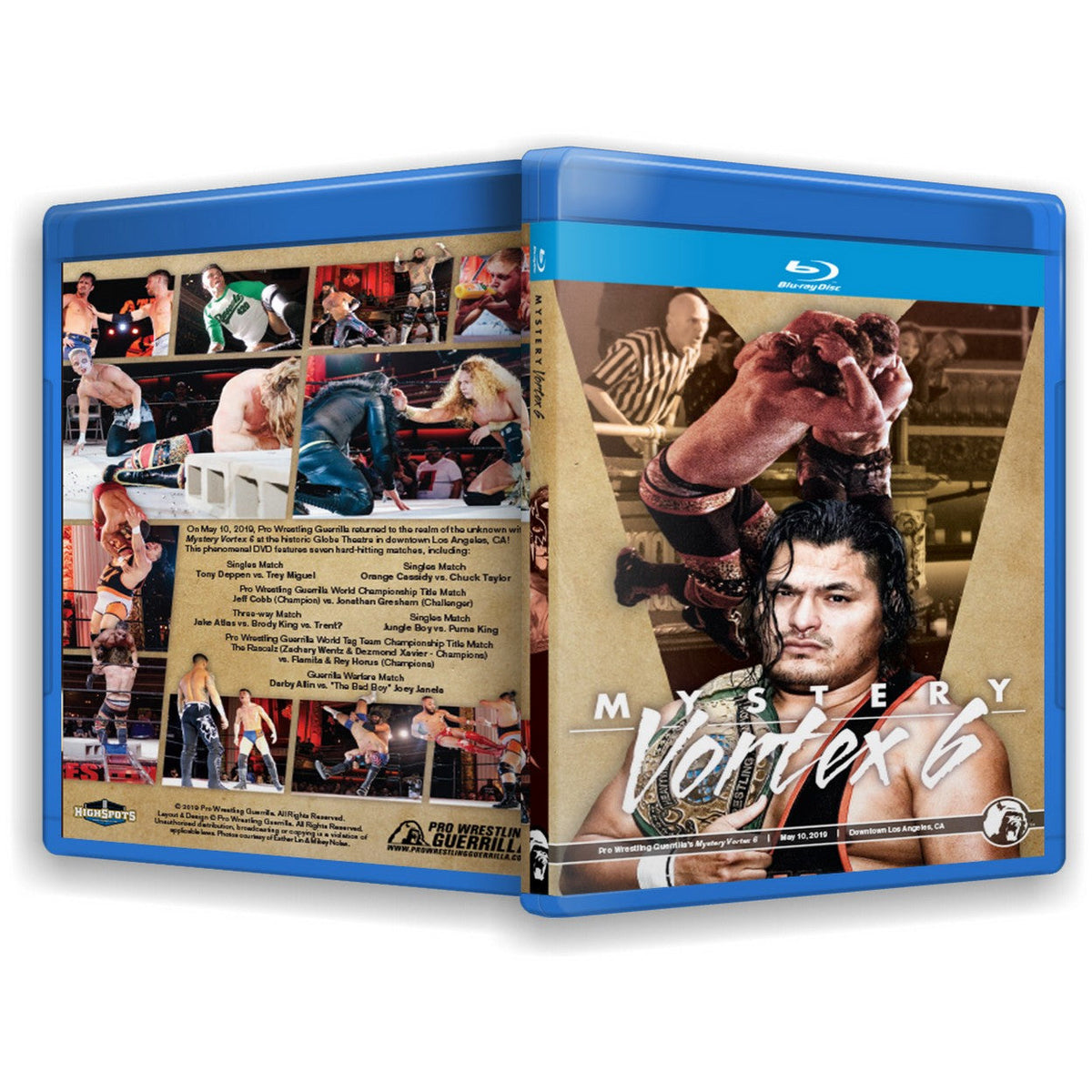 Pro Wrestling Guerrilla - Mystery Vortex 6 Blu-Ray — Highspots.com