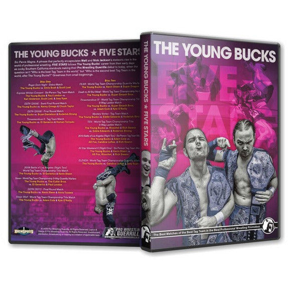 PWG - The Young Bucks Five Stars Double DVD Set