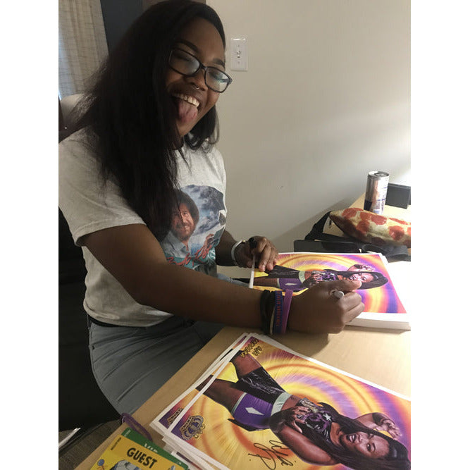Aja Perrera QOC Promo - AUTOGRAPHED