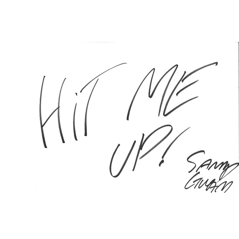 Sammy Guevara Cue Card 11x17 Poster - Autographed