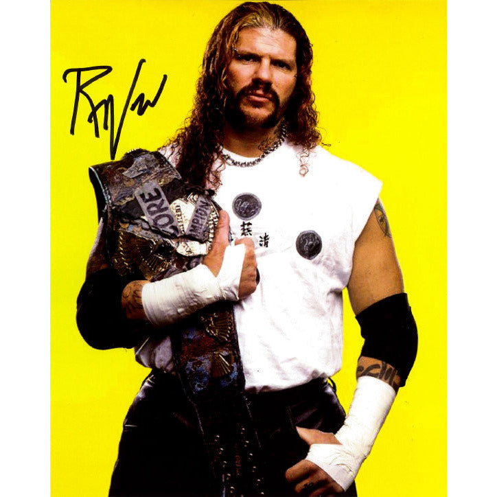 Raven Hardcore Champion 8 x 10 Promo - AUTOGRAPHED