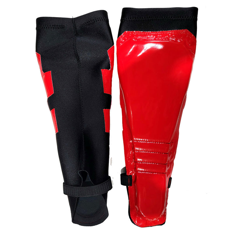Red Patent Bi-Wing on Black Kickpads