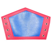 Red and Blue Lace-Up Gauntlets