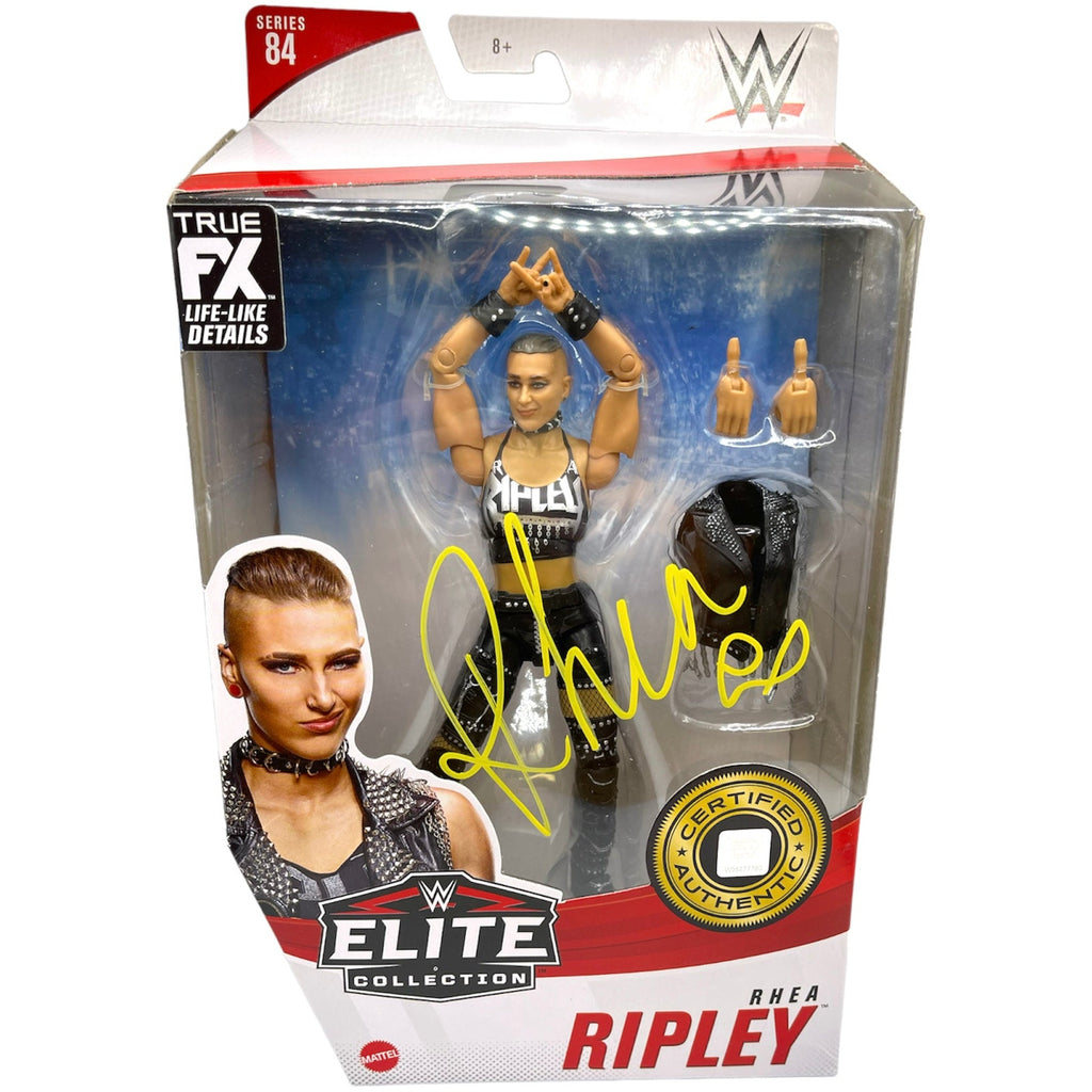 Rhea Ripley Series 84 WWE Elite Figure - Autographed — Highspots.com