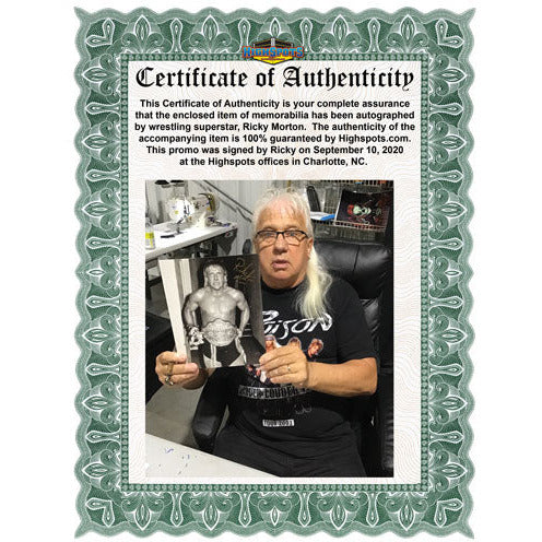 Ricky Morton Promo - AUTOGRAPHED