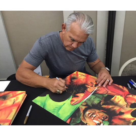 Ricky Steamboat 18x24 AUTOGRAPHED Print