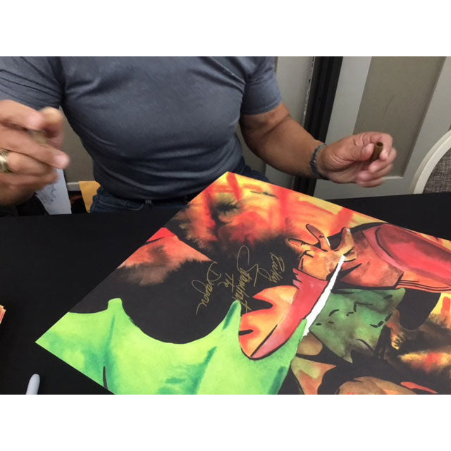 Ricky Steamboat 18x24 AUTOGRAPHED Print
