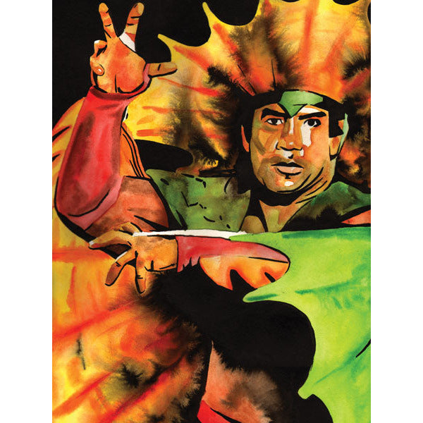 Ricky Steamboat 18x24 AUTOGRAPHED Print