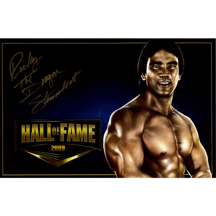 Ricky Steamboat Hall of Fame 11 x 17 Poster - AUTOGRAPHED