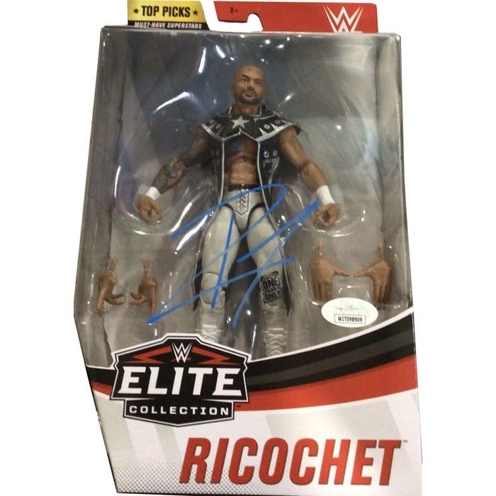 Ricochet WWE Elite Top Pick Figure - AUTOGRAPHED