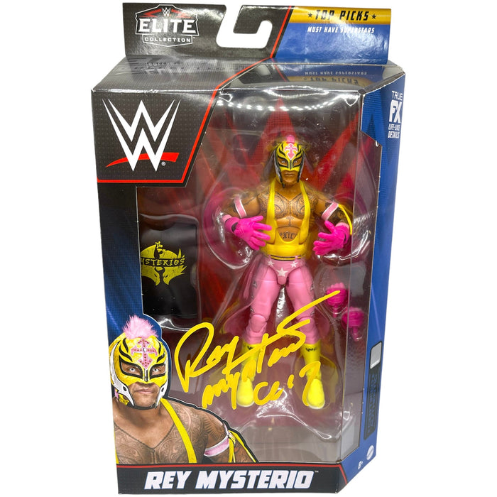 Rey Mysterio WWE Elite Top Picks Figure-Autographed