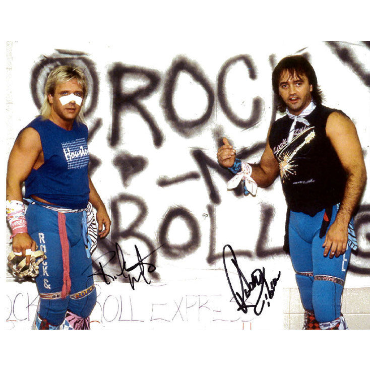 Rock n Roll Express Promo - AUTOGRAPHED — Highspots.com